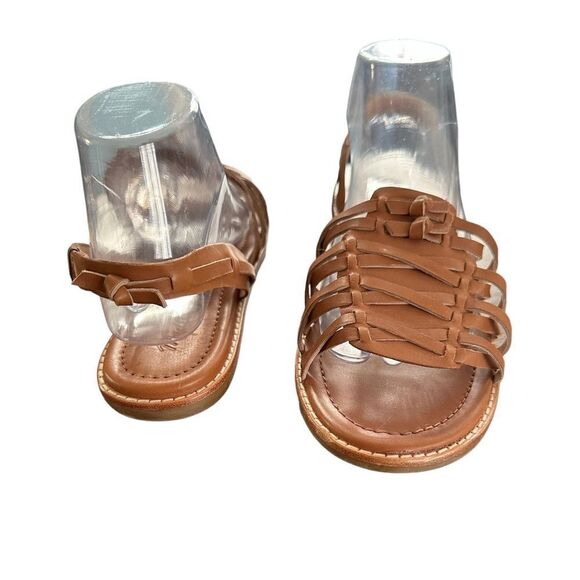 The Madewell Maya Huarache Leather Sandals - Picture 4 of 5